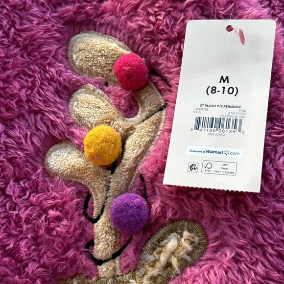 NWT Secret Treasures Women's Plush PJ Reindeer Top - Picture 9 of 9